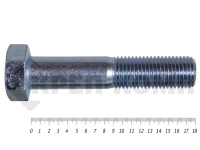 Болты DIN 931, с неполной резьбой, цинк, 36х180 мм, пр.8.8 (25 кг/13)