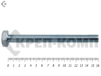 Болт полная резьба, цинк DIN933 10х160 пр.5,8 (25кг/274)