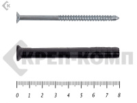 Дюбель-гвоздь борт потайной 8х 80 KREP-KOMP (50шт)