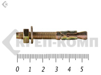Анкер клиновой  6х 55, желтый цинк (150шт)