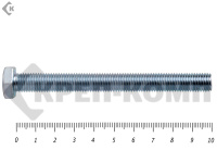 Болт полная резьба, цинк DIN933 12х100 пр.8,8 (12,5кг/142)