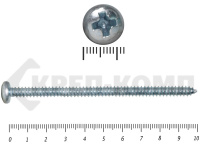 Шуруп с полукруглой головкой DIN7981 6,3х100 (600шт)