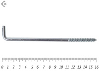 Шуруп с костылём L-образный 8х160 (560шт)