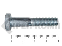 Болты DIN 931, с неполной резьбой, цинк, 8х 40 мм пр.8.8 (25 кг/1186)