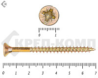 Саморез желтый цинк POZY 6х 70 (1700шт)