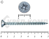 Саморез белый цинк POZY 6х 70 (1700шт)