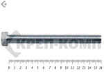 Болт полная резьба, цинк DIN933 16х160 пр.5,8 (2шт) – фото