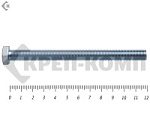 Болт полная резьба, цинк DIN933 12х120 пр.5,8 (3шт) – фото